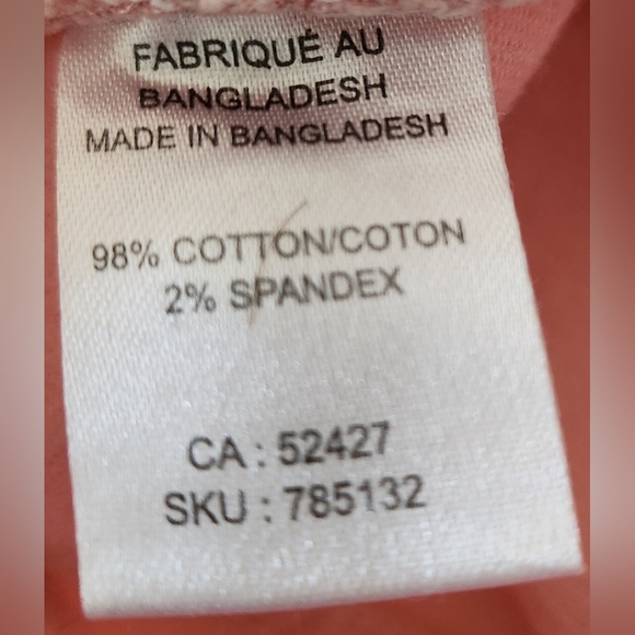 Pink Jean Shorts w/ Pockets - Picture 8 of 9